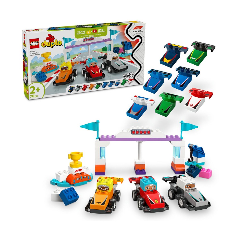 LEGO® DUPLO® Town: F1® Team Race Cars &amp; Drivers (10445)