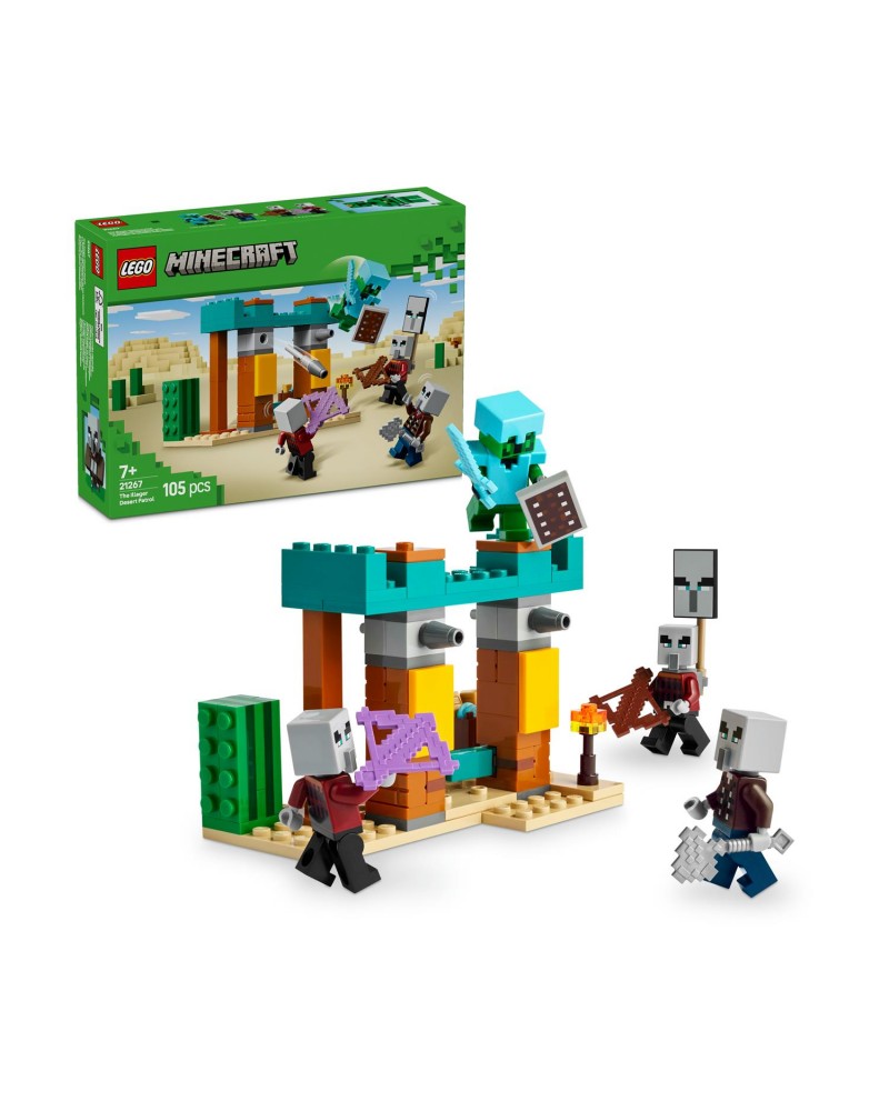 LEGO® Minecraft®: The Illager Desert Patrol (21267)