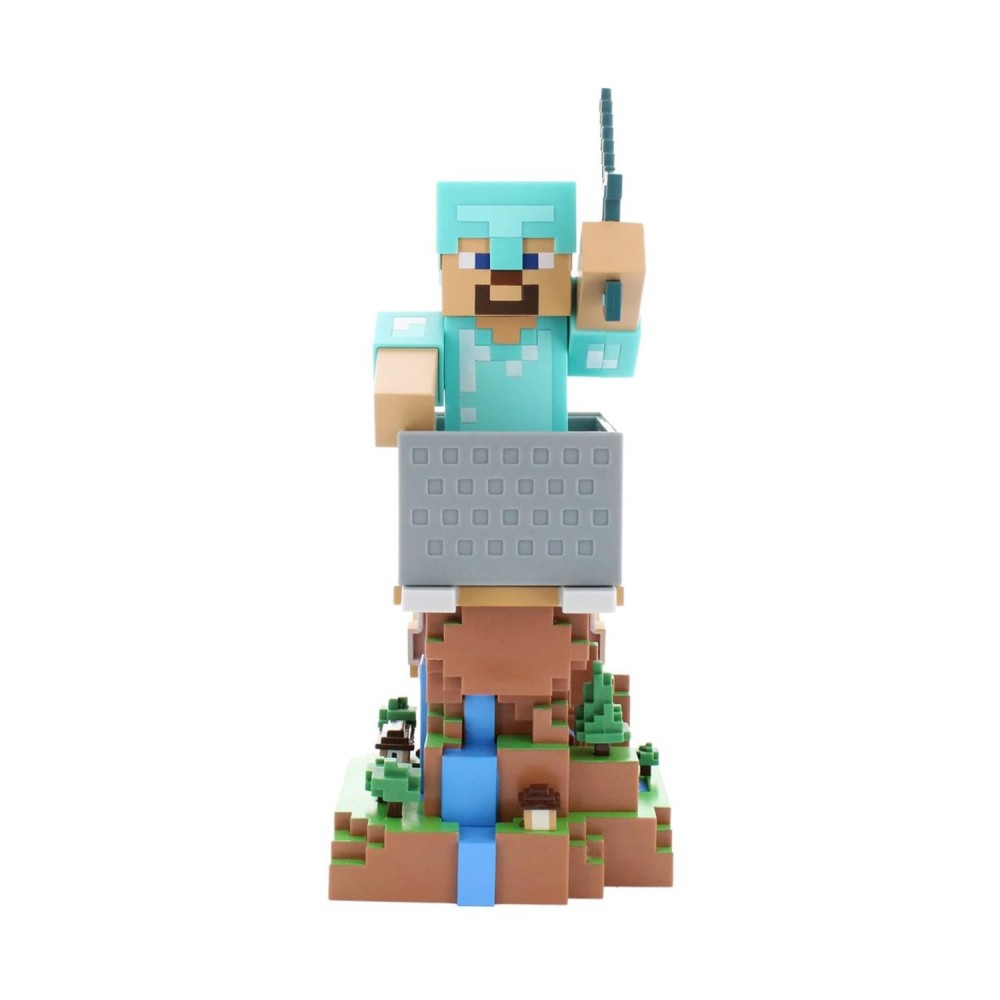 EXG Cable Guys: Minecraft - Steve in Diamond Armour Phone &amp; Controller Holder (CGCRMC400756)