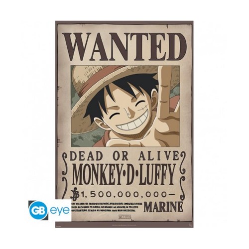 Abysse: One Piece - Wanted Luffy New 2 Maxi Poster (91.5X61) (ABYDCO583)