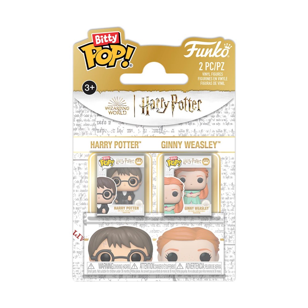 Funko Bitty Pop! 2-Pack: Harry Potter - Harry Potter &amp; Ginny Weasley Vinyl Figures