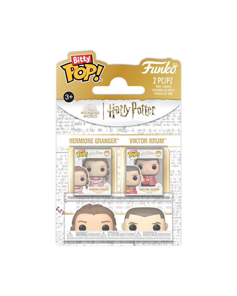 Funko Bitty Pop! 2-Pack: Harry Potter - Hermione Granger &amp; Viktor Krum Vinyl Figures