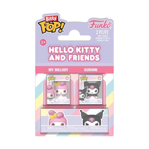 Funko Bitty Pop! 2-Pack: Hello Kitty and Friends - My Melody &amp; Kuromi Vinyl Figures