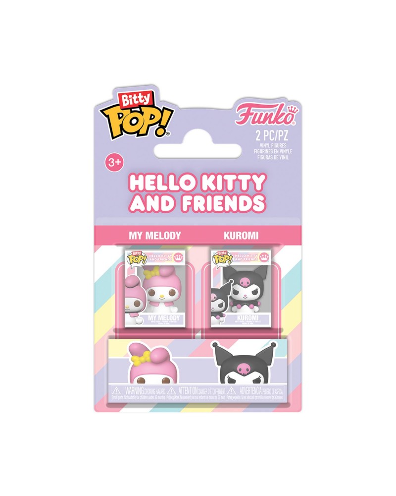 Funko Bitty Pop! 2-Pack: Hello Kitty and Friends - My Melody &amp; Kuromi Vinyl Figures