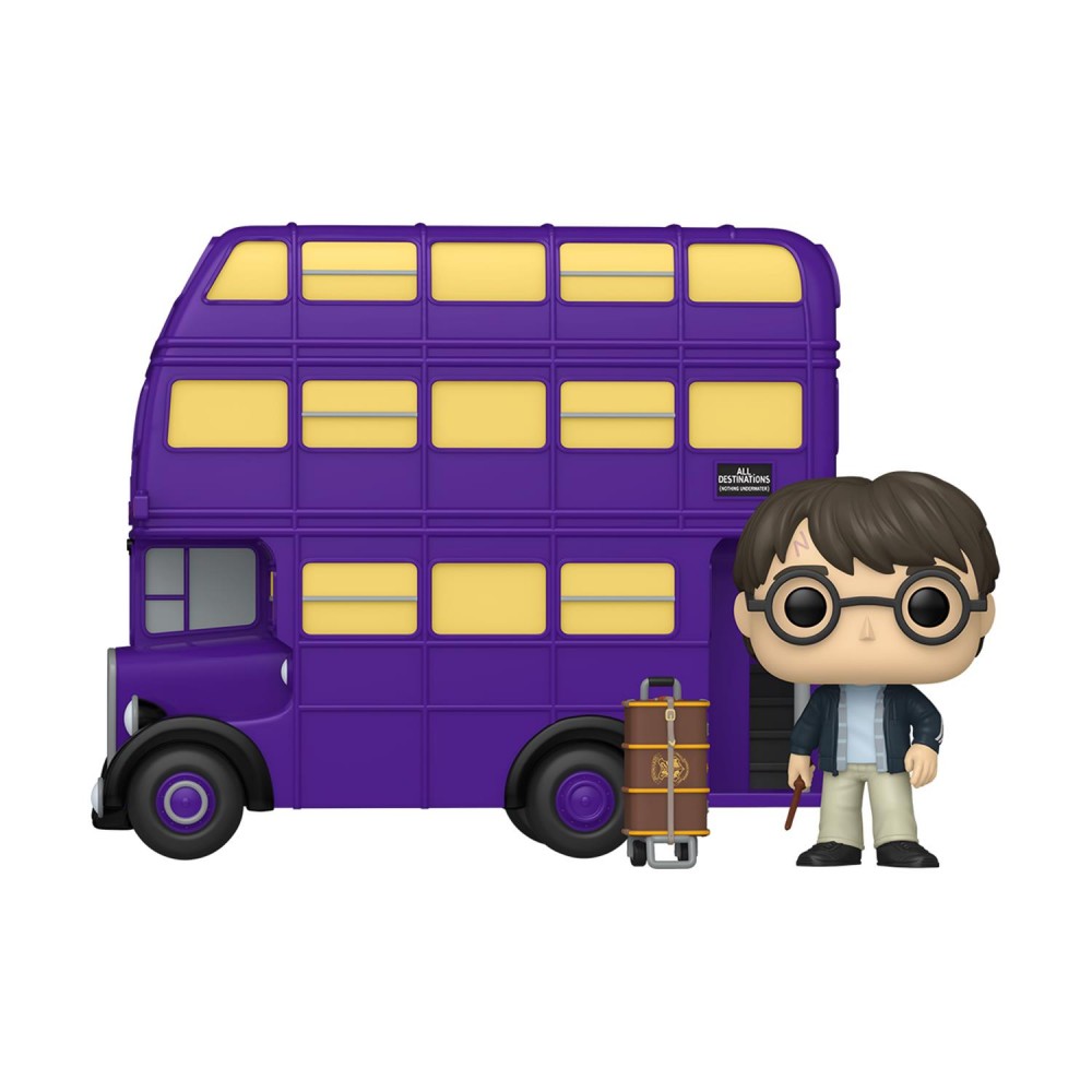 Funko Pop! Ride Super Deluxe: Harry Potter - Harry Potter with Knight Bus #139 Vinyl Figure