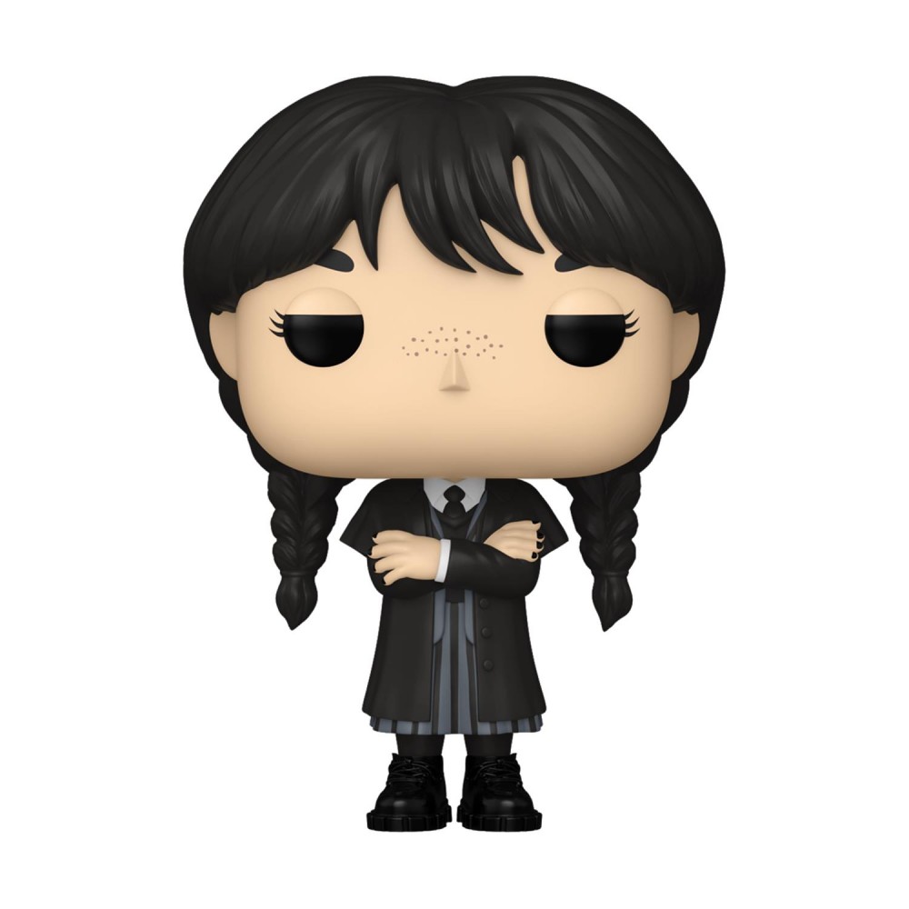 Funko Pop! Television: Wednesday - Wednesday Addams (Black Coat) #1815 Vinyl Figure
