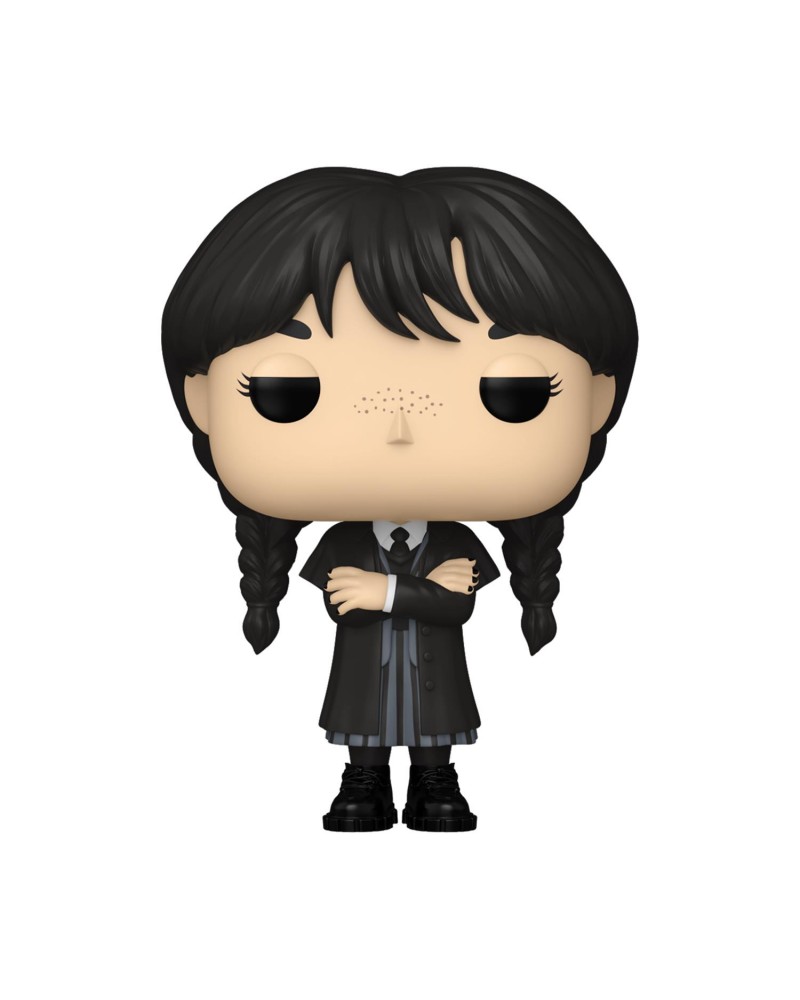 Funko Pop! Television: Wednesday - Wednesday Addams (Black Coat) #1815 Vinyl Figure