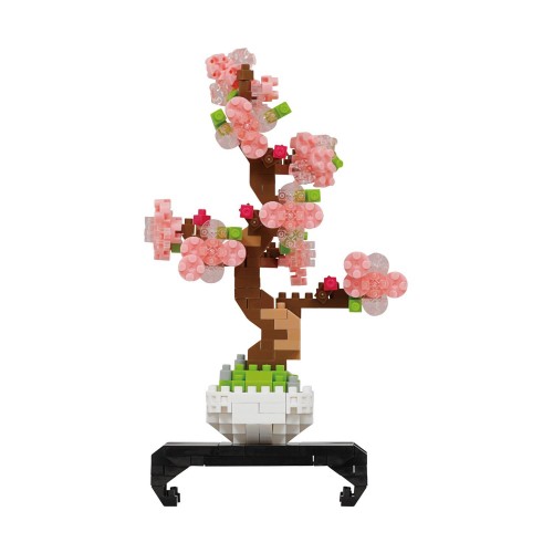 Bandai Nanoblock: Object - Pink Bonsai Building Block Figure (NBC225)