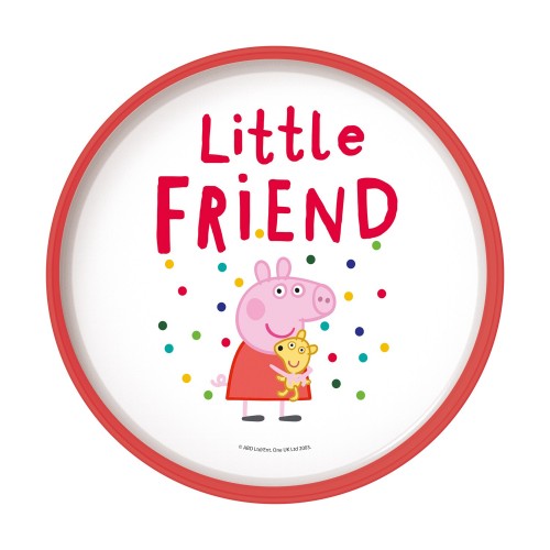 Stor: Peppa Pig - Little One Non Slip Bicolor Premium Plate (13493)