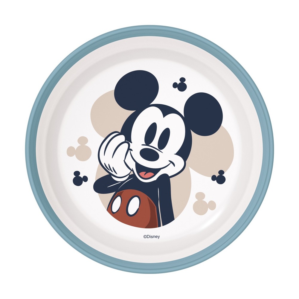 Stor: Mickey Mouse Full Of Smiles - Non Slip Bicolor Premium Bowl   (10492)