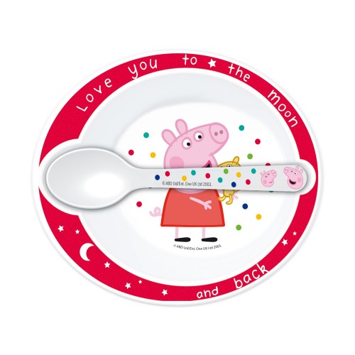 Stor: Peppa Pig Little One - Toddler 2 Pcs Micro Set  (13478)