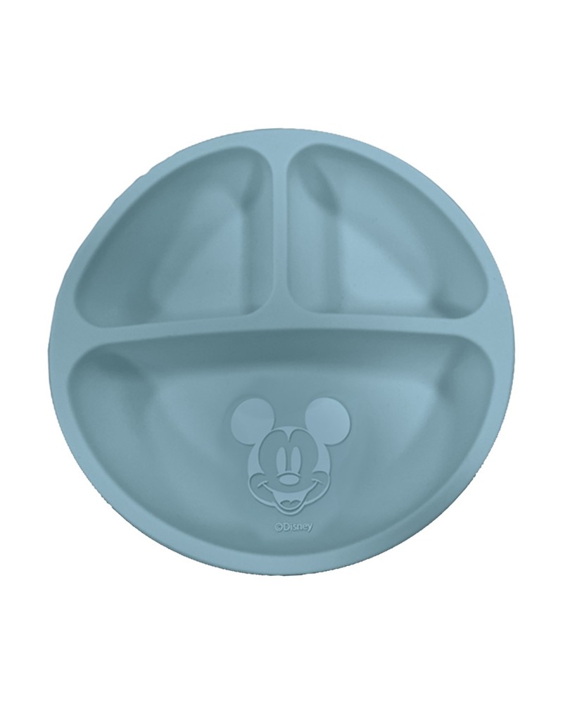 Stor: Mickey Mouse - Toddler Divided Silicone Plate  (12225)