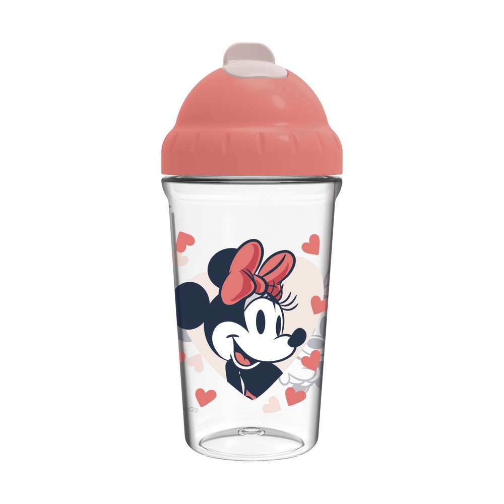 Stor: Minnie Mouse Heart Full - Toddler Flexi Straw Cup  (10786)