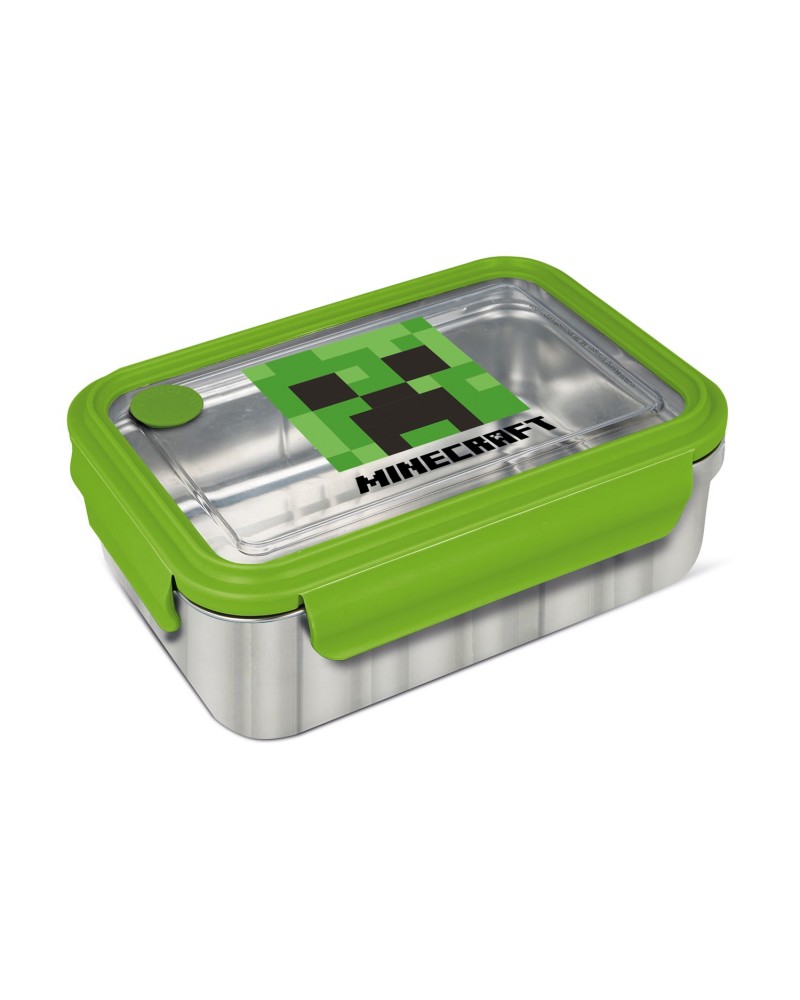 Stor:  Minecraft - Young Adult Stainless Steel Rectangular Sandwich Box (2190)