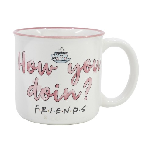 Stor: Friends On A Break - Young Adult Breakfast Mug In Gift Box  (415ml) (6638)