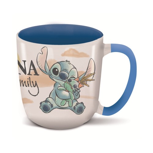 Stor: Stitch &amp; Angel Ohana Dnls - Young Adult Ceramic Elite Mug In Gift Box (385ml) (94722)