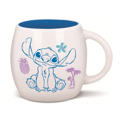 Stor: Stitch Drawing - Young Adult Globe Mug In Gift Box  (385ml) (95743)