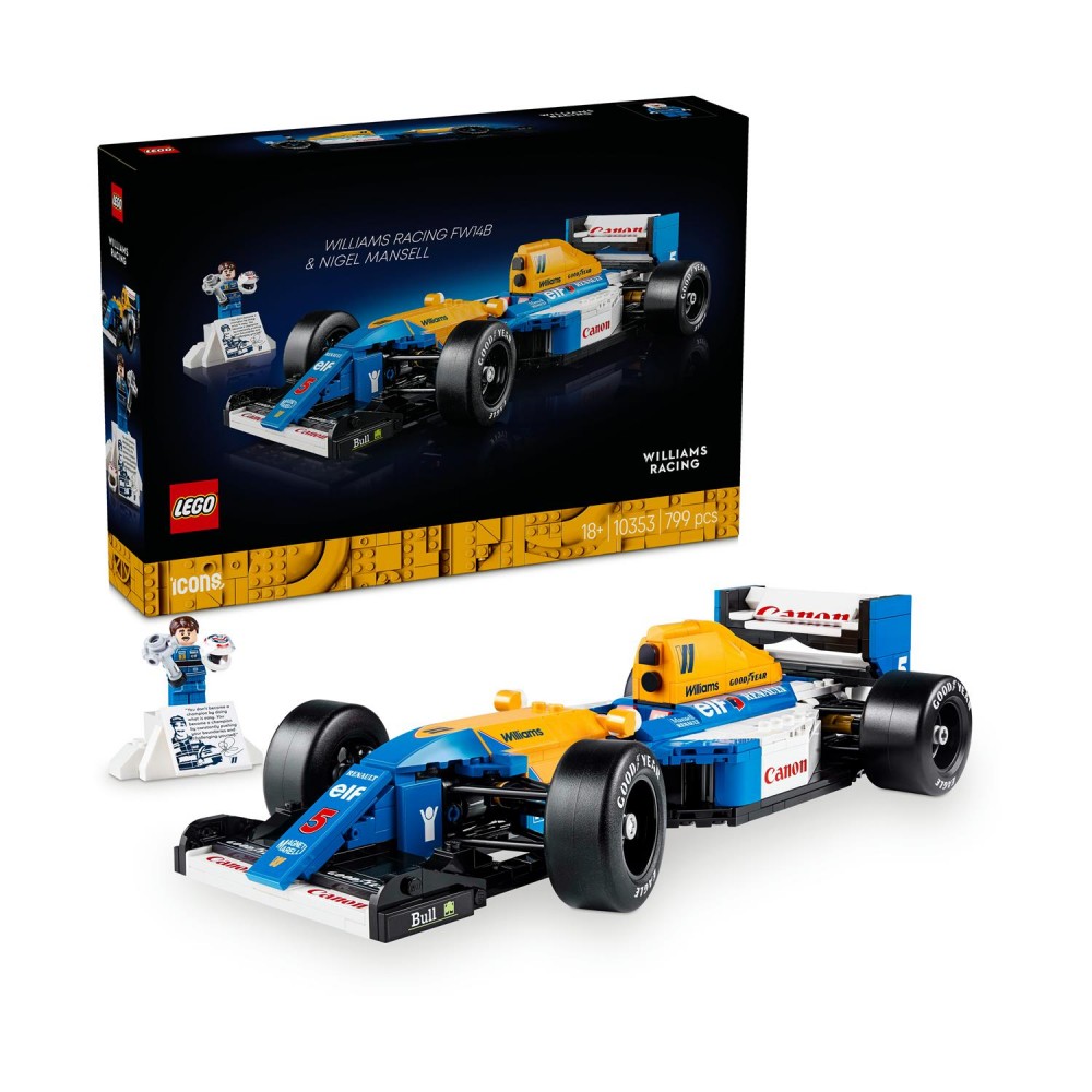 LEGO® Icons: Williams Racing Fw14B &amp; Nigel Mansell (10353)