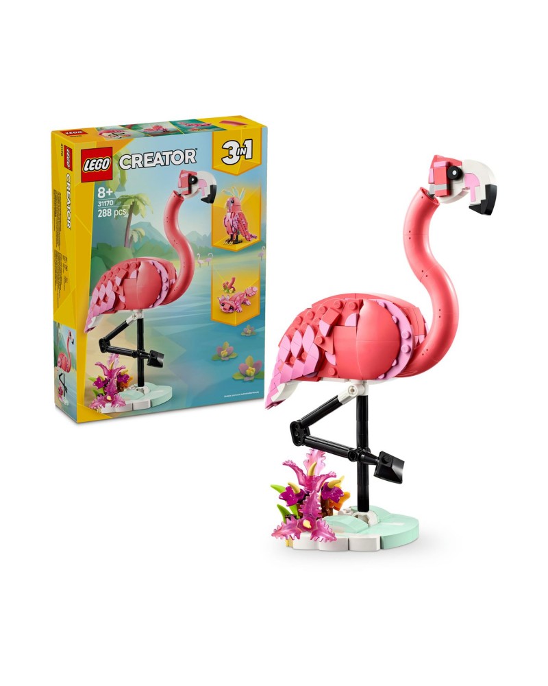 LEGO® Creator: Wild Animals: Pink Flamingo 3 in 1 (31170)