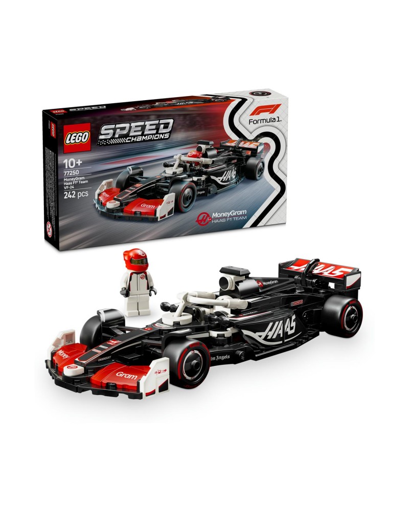 LEGO® Speed Champions: Moneygram Haas F1® Team Vf-24 Race Car (77250)