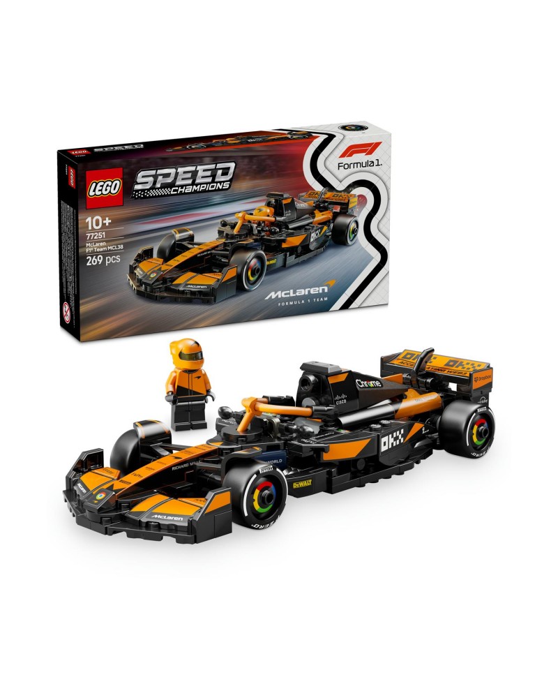 LEGO® Speed Champions: Mclaren F1® Team Mcl38 Race Car (77251)