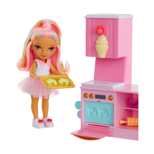 MGA Rainbow High: Dessert Shop with Littles Doll Kandy Playset! (522058)