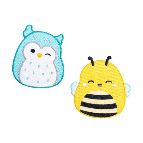 Fizz Squishmallows - Winston &amp; Sunny Iron on Patches CDU (350155)