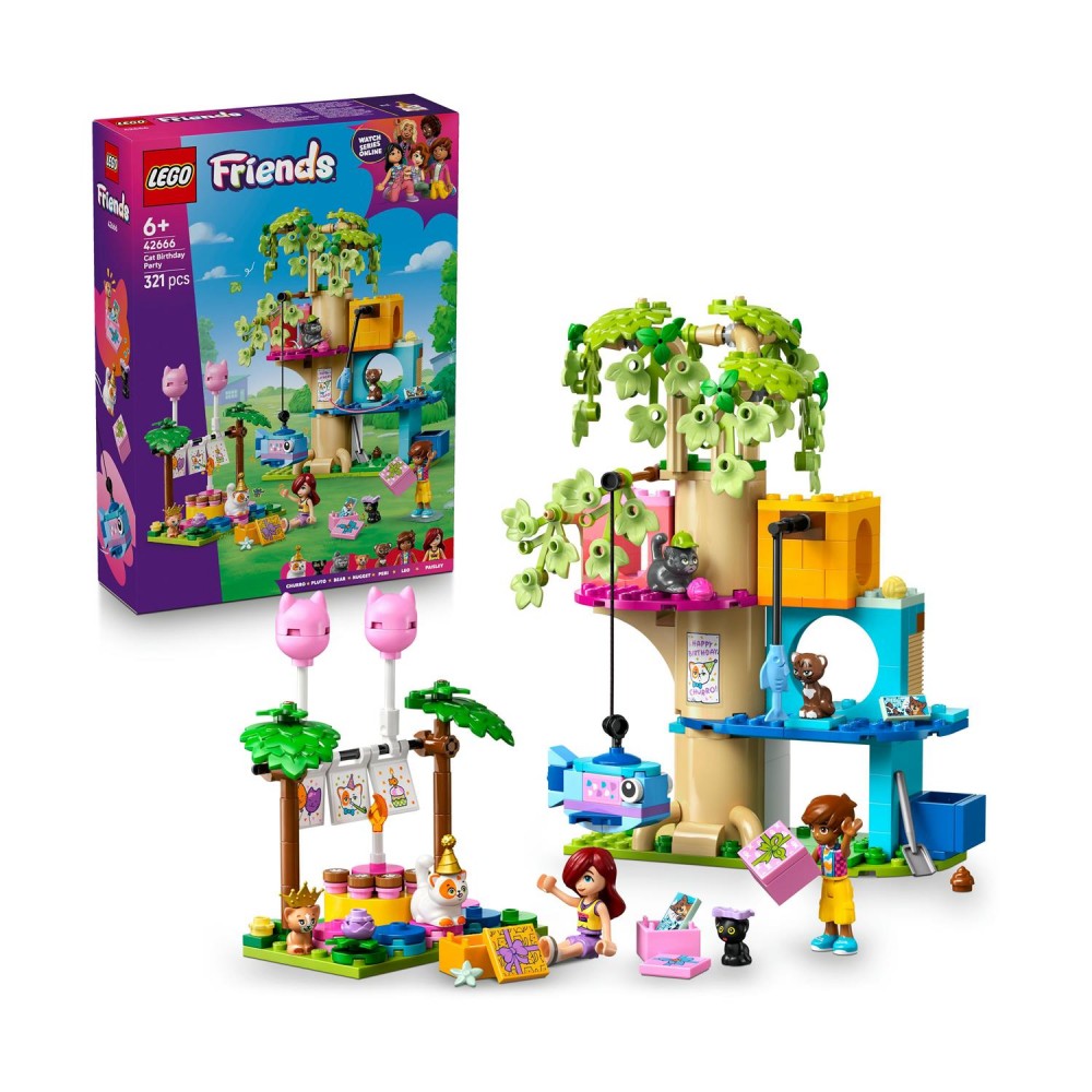 LEGO® Friends: Cat Birthday Party &amp; Tree House (42666)