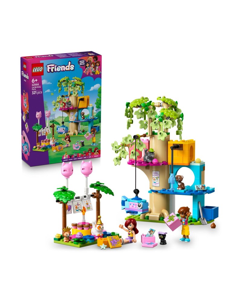 LEGO® Friends: Cat Birthday Party &amp; Tree House (42666)