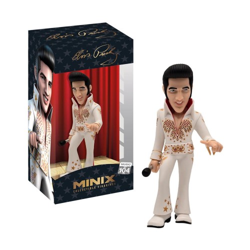 Minix Collectible Figurines: Music - Elvis - Elvis White Figure 12 Εκ (MNXA7000)