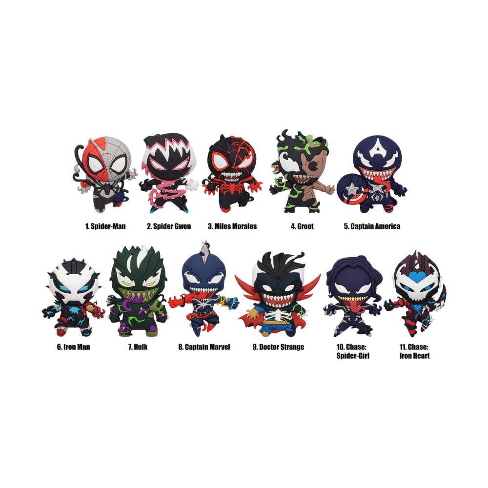 Monogram Marvel: Venom (Blind Bag/Random) 3D Foam Bag Clips