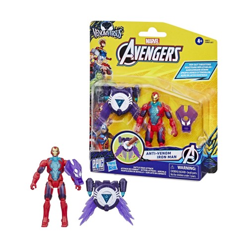 Hasbro Avengers: 4" Fig Super Gear Iron Man (G0971)