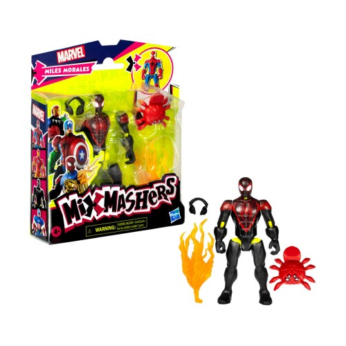 Hasbro Spider-Man: Mixmashers Basic Figure Mixmashers - Miles Morales Basic Figure (F9214)