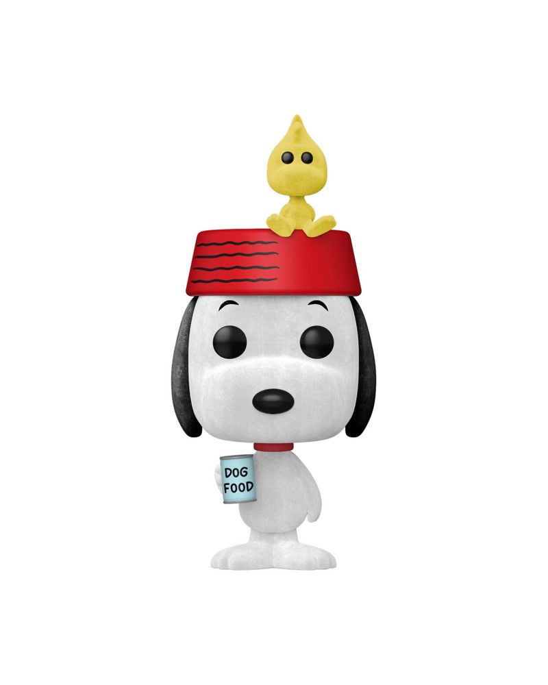 Funko Pop! Animation: Peanuts - Snoopy with Woodstock (Flocked) (Special Edition) #2096 Vinyl Figure