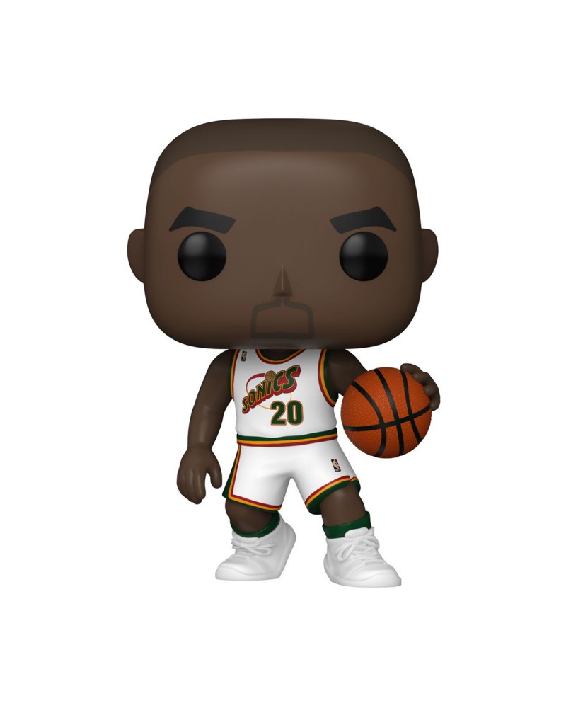 Funko Pop! Basketball: Seattle Sonics - Gary Payton (White Home Uniform) #223 Vinyl Figure