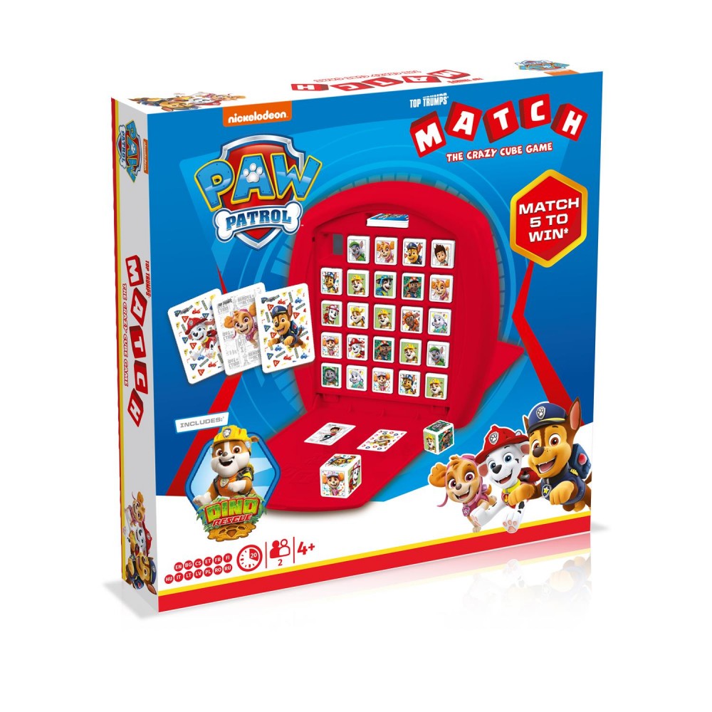 Winning Moves Top Trumps Match: Paw Patrol Τhe Crazy Cube Game (English Language) (WM01346-ML1-6)