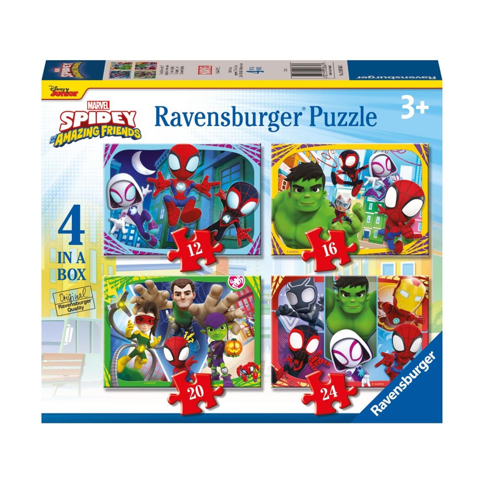 Ravensburger Puzzle: Spidey &amp; Friends (4in1) (12001064)
