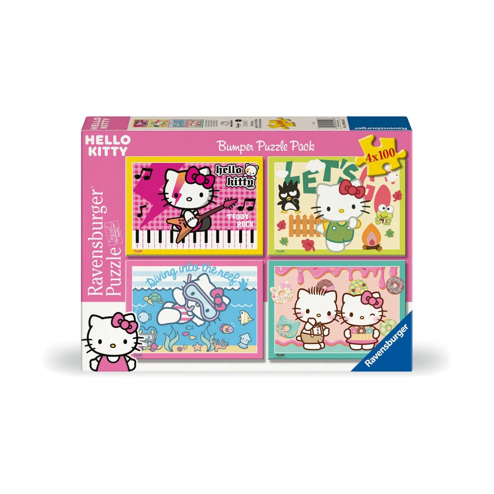 Ravensburger Puzzle: Hello Kitty (4x100 pcs) (12004159)