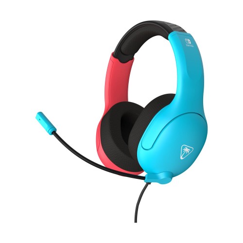 Turtle Beach: Airlite Fit - Wired Gaming Headset [For Switch] (Color: Neon Blue &amp; Red)