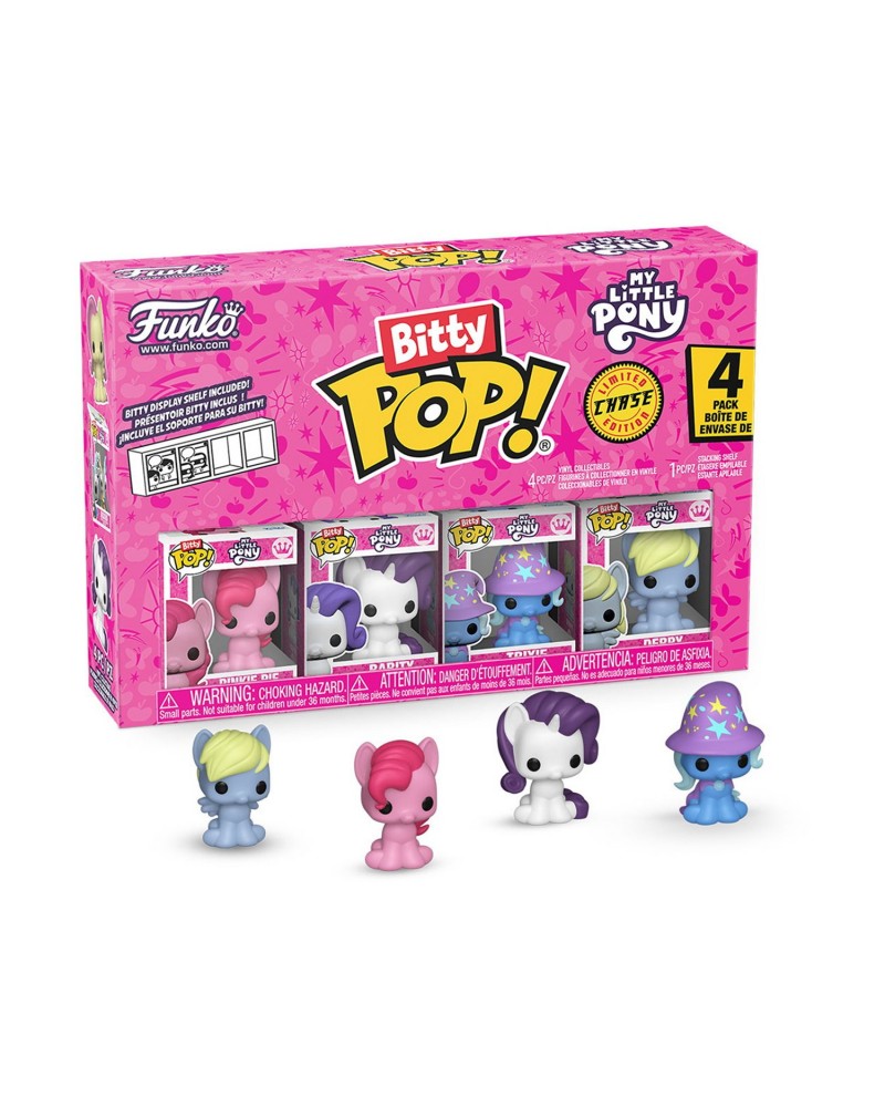 Funko Bitty Pop! 4-Pack: My Little Pony - Pinkie Pie, Rarity, Trixie, Derpy Vinyl Figures