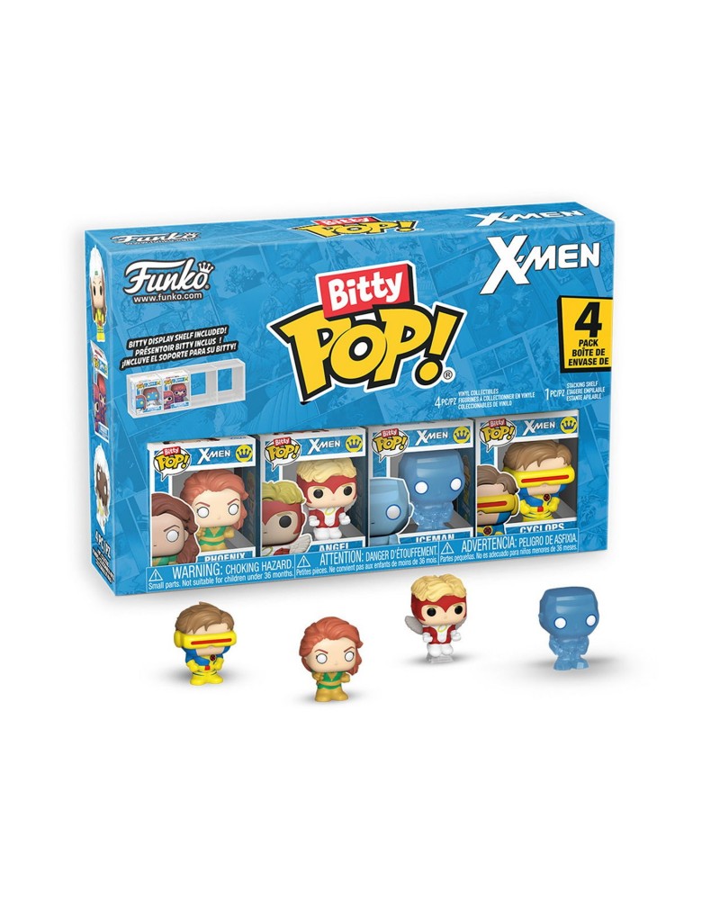 Funko Bitty Pop! 4-Pack: X-Men - Phoenix, Angel, Iceman, Cyclops Vinyl Figures