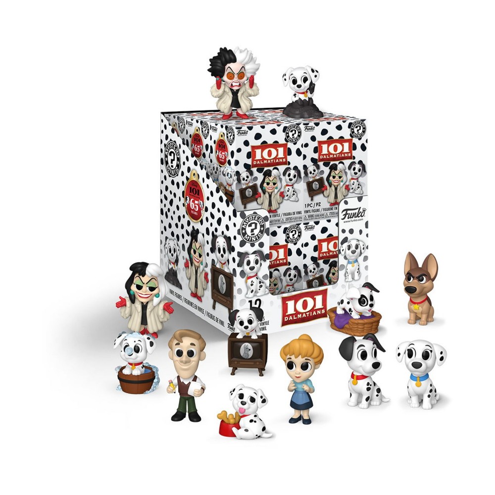 Funko Mystery Minis: Disney - 101 Dalmatian (Blind Box/Random) Vinyl Figures