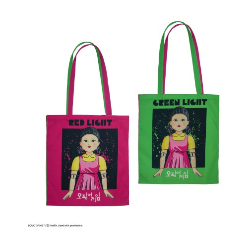 Cinereplicas TV Series: Squid Game - Red Light, Green Light Polyester Tote Bag (CR2344)