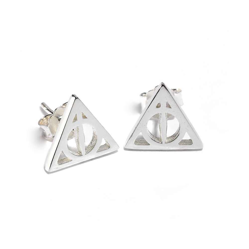 Carat Shop Harry Potter - Sterling Silver Deathly Hallows Stud Earrings (SE0054)