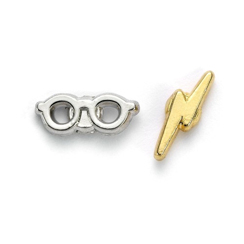 Carat Shop Harry Potter - Lightning Bolt &amp; Glasses Stud earrings (WE0176)
