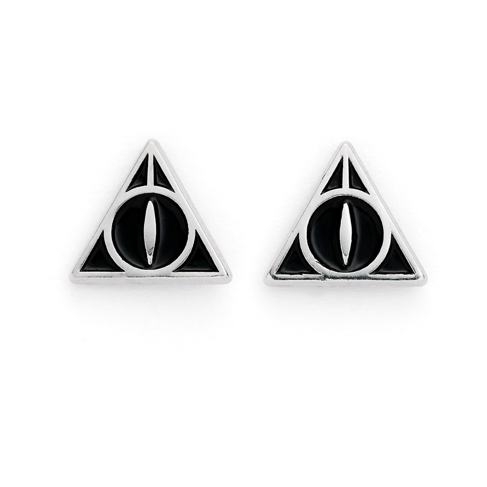 Carat Shop Harry Potter - Deathly Hallows Black Stud Earrings (WES0054)