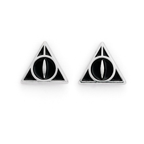 Carat Shop Harry Potter - Deathly Hallows Black Stud Earrings (WES0054)