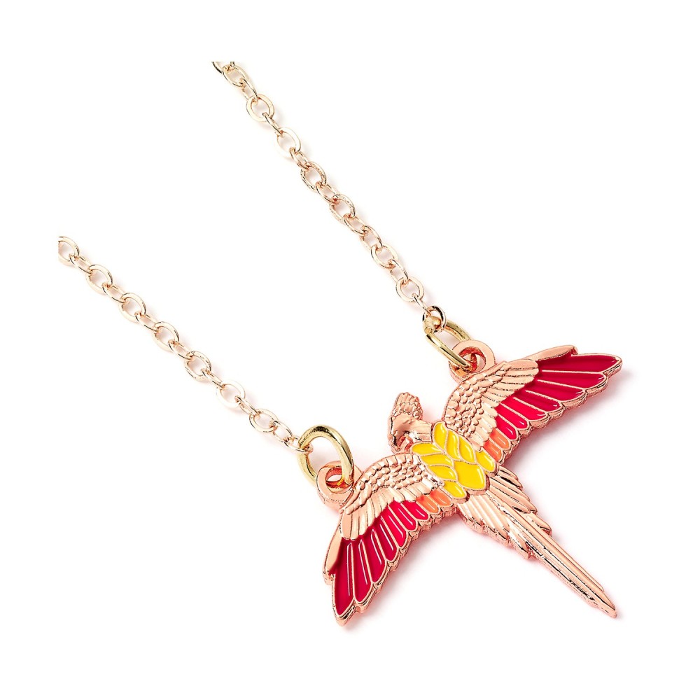 Carat Shop Harry Potter - Rose Gold Plated Fawkes Necklace (WN000113)