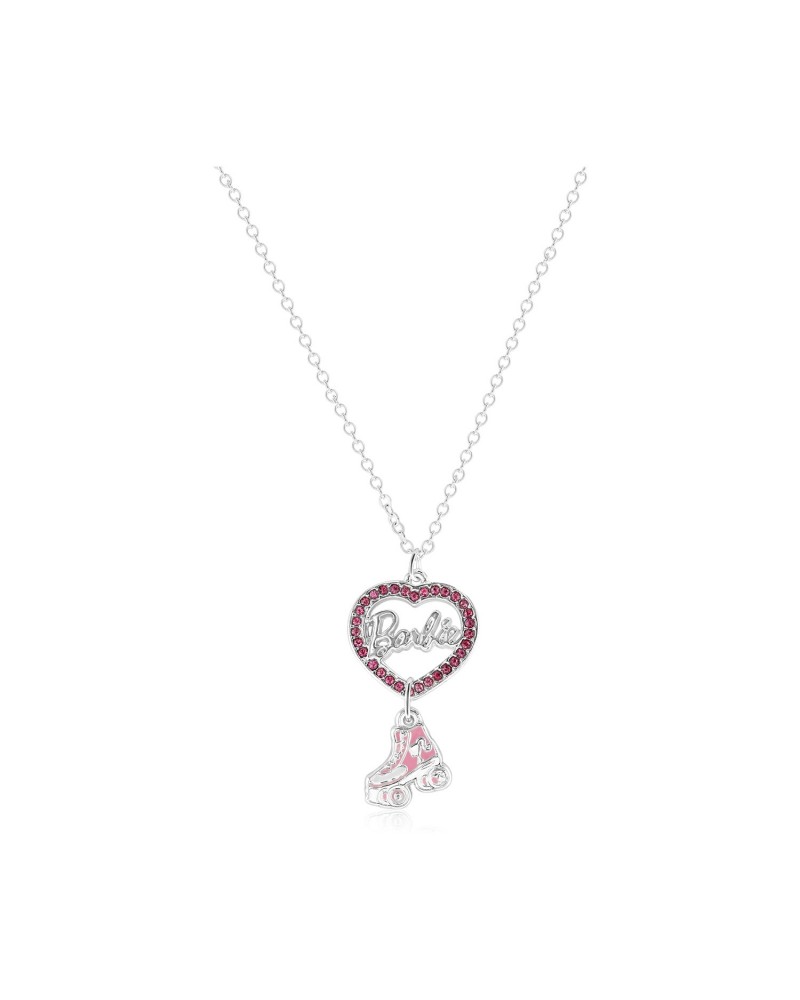Carat Shop Barbie - Crystal Heart and Roller Skate Necklace (BMN00004)
