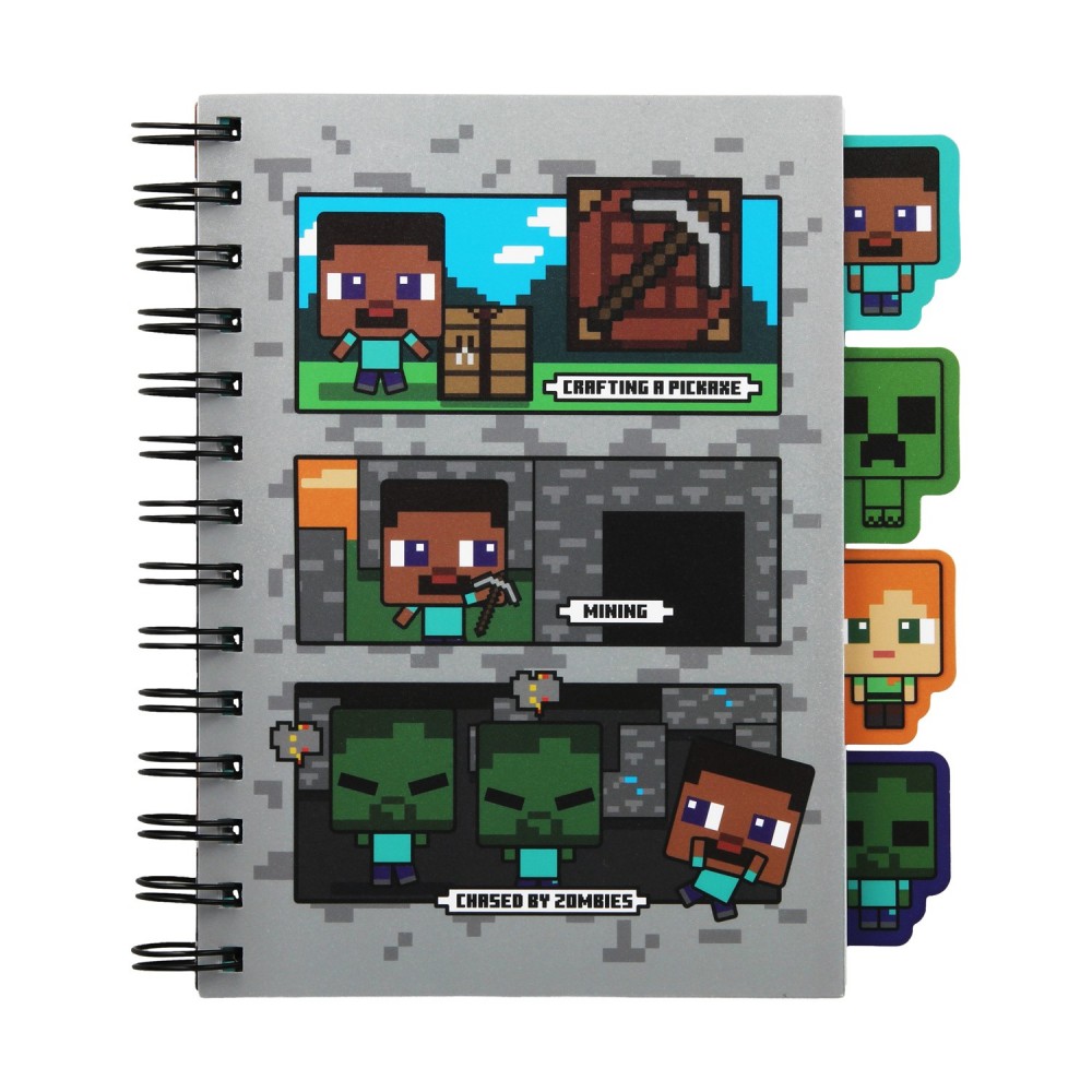 Paladone: Minecraft Notebook With Dividers (PP14968MCF)